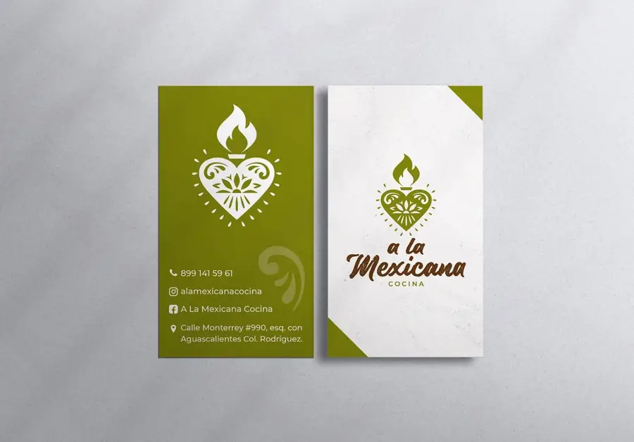 A la Mexicana: Tarjetas de presentación