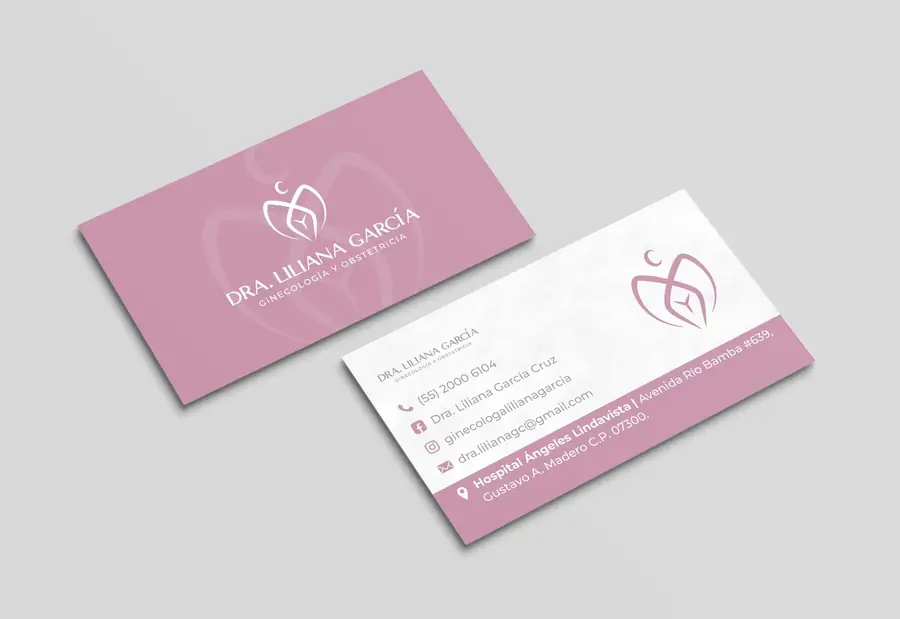 Dra. Liliana García: Tarjetas de presentación