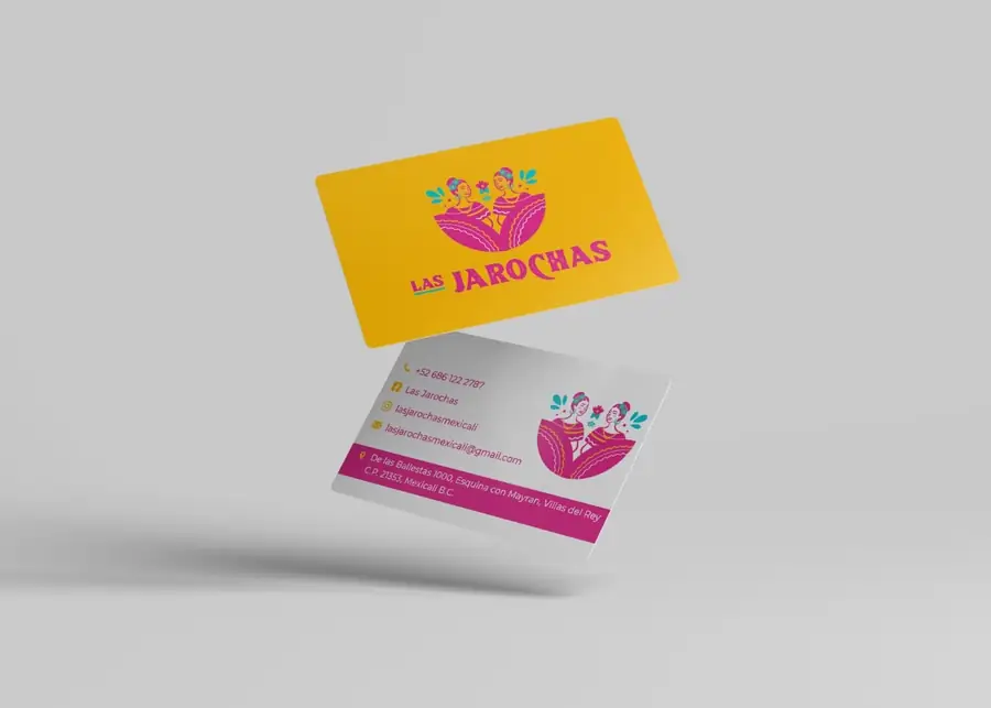 Las Jarochas: Tarjetas de presentación