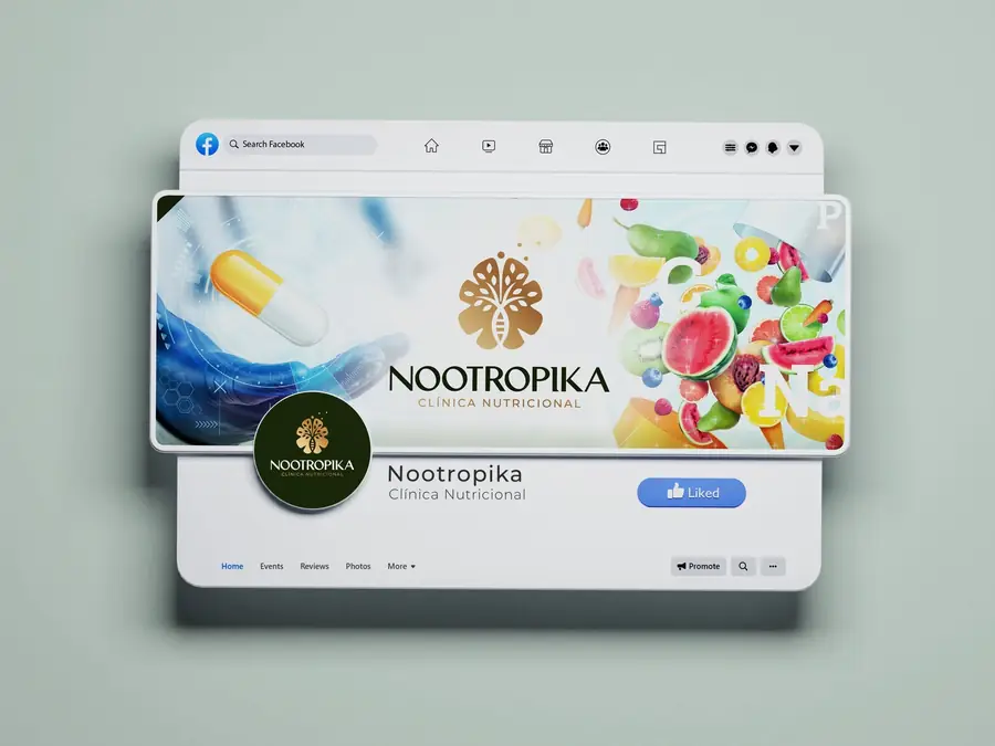 Nootropika: Portada de Facebook