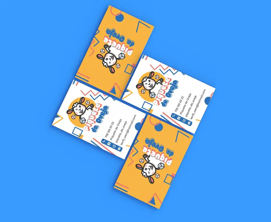 Piquete de Oveja: Tarjetas de presentación