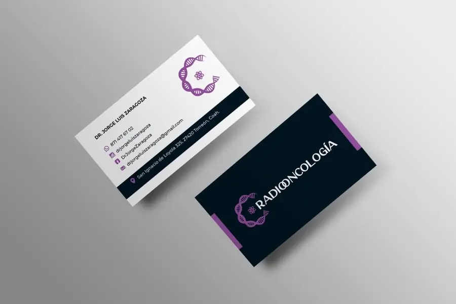 Radiooncología: Tarjetas de presentación