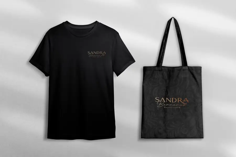 Sandra Barreras Beauty Studio: Playera y tote bag